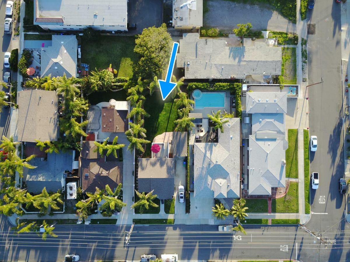 Ultimate Beach Bungalow - 1 Block From Beach - Huge Backyard Carlsbad Bagian luar foto