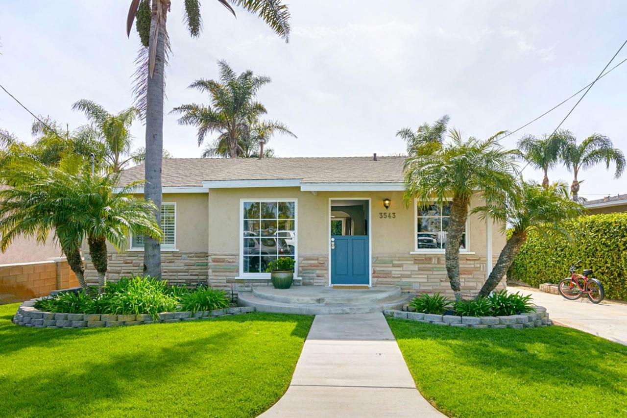 Ultimate Beach Bungalow - 1 Block From Beach - Huge Backyard Carlsbad Bagian luar foto