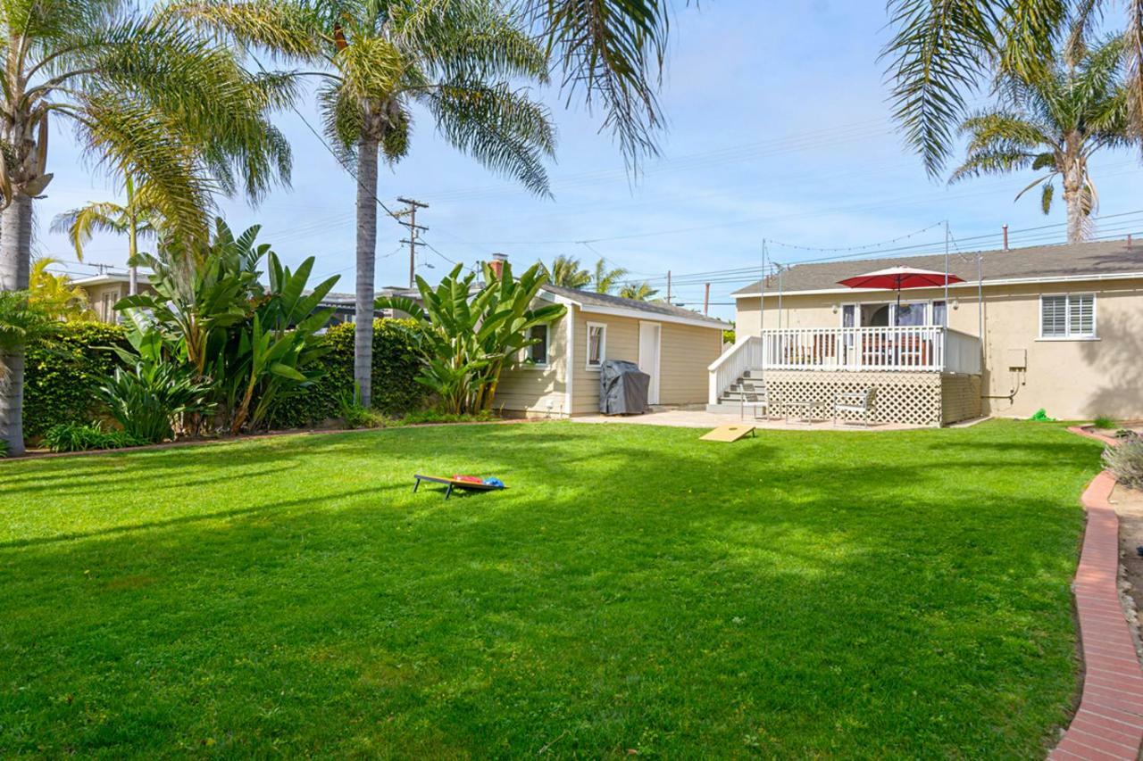 Ultimate Beach Bungalow - 1 Block From Beach - Huge Backyard Carlsbad Bagian luar foto
